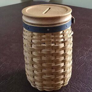 Longaberger Blue Ribbon Pride Bank Basket